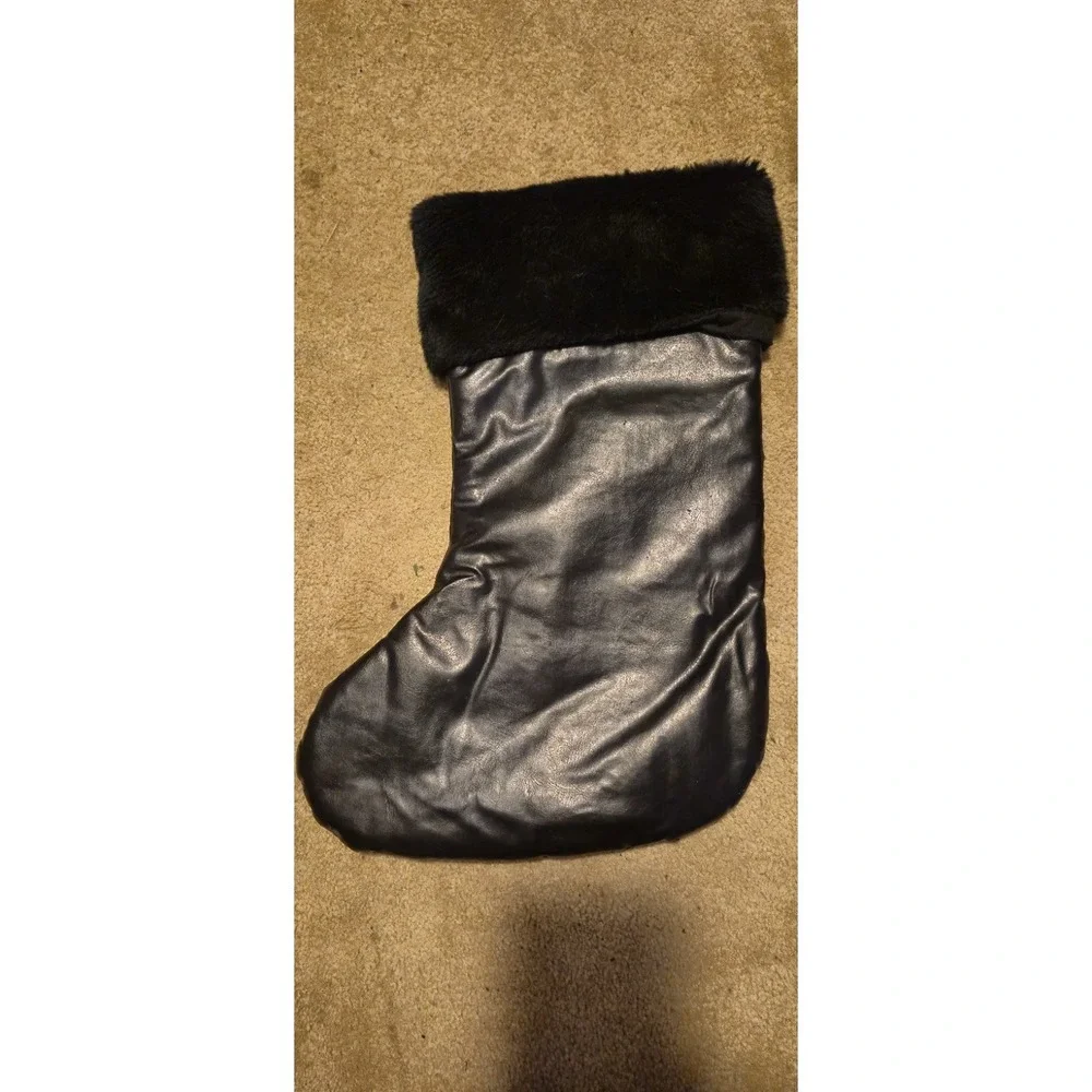 Dale Earnhardt Sr #3 NASCAR Christmas Stocking Faux Leather w/ Fur‎ Cuff